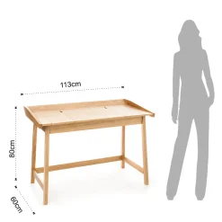 Viadurini Living Konsolentisch Flur-Konsole mit PC-Schreibtisch aus MDF und Holz – Fußball