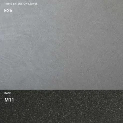 Viadurini Living Konsolentisch Flur-Konsole mit Platte in Mörteloptik und Metallsockel Made in Italy - Timedio