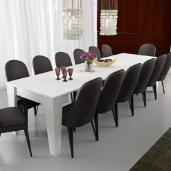 Viadurini Living Ausziehbarer Konsolentisch-Konsolentisch aus ökologischen Holzpartikelplatten – Curio