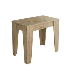 Viadurini Living Ausziehbarer Konsolentisch-Konsolentisch aus ökologischen Holzpartikelplatten – Curio