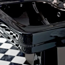 Viadurini Bathroom Keramikwaschbecken-Konsolenwaschbecken auf Vintage-Säule aus Keramik Made in Italy - Marwa