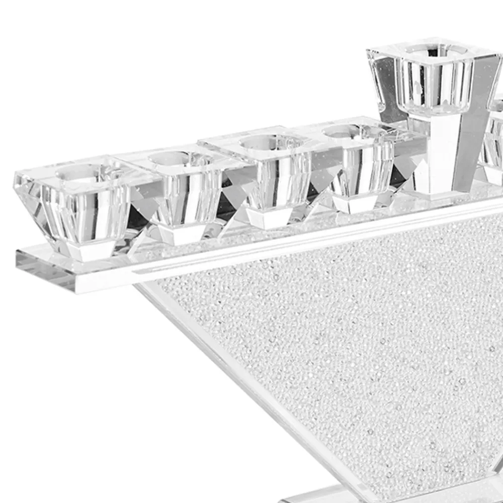 Viadurini Decor Kerzenständer-Kostbarer Kristallkandelaber mit einem luxuriösen 9-flammigen Design - Wanni