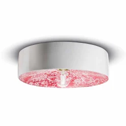 Ferroluce Vintage Deckenleuchten-Kreisförmige Deckenleuchte aus farbiger Keramik Made in Italy - Pi