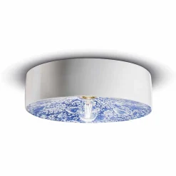 Ferroluce Vintage Deckenleuchten-Kreisförmige Deckenleuchte aus farbiger Keramik Made in Italy - Pi