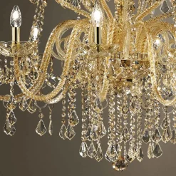 Viadurini Lighting Klassische Kronleuchter-Kronleuchter 27 Lichter aus venezianischem Glas, handgefertigt in Italien - Florentiner