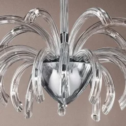 Viadurini Lighting Moderne Kronleuchter-Kronleuchter 21 Lichter aus handgefertigtem venezianischem Glas und Metall - Jason