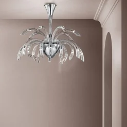 Viadurini Lighting Moderne Kronleuchter-Kronleuchter 21 Lichter aus handgefertigtem venezianischem Glas und Metall - Jason