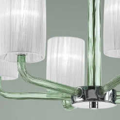 Viadurini Lighting Moderne Kronleuchter-Kronleuchter aus Glas und Metall in Venedig, handgefertigt in Italien - Graham