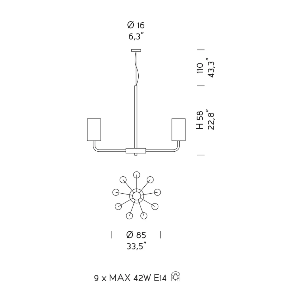 Viadurini Lighting Moderne Kronleuchter-Kronleuchter aus Glas und Metall in Venedig, handgefertigt in Italien - Graham