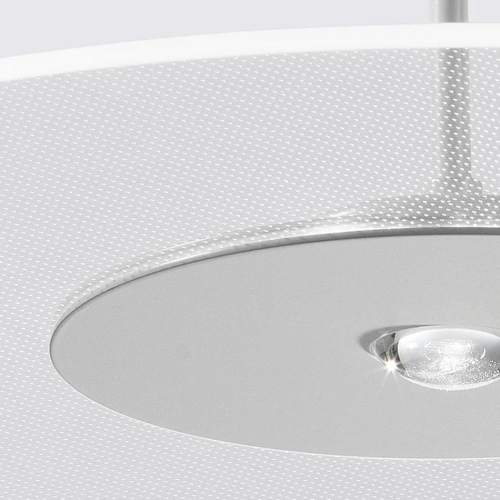 Viadurini Lighting Moderne Kronleuchter-Kronleuchter aus Metall mit mikrogepunktetem Plexiglasdiffusor - Nora