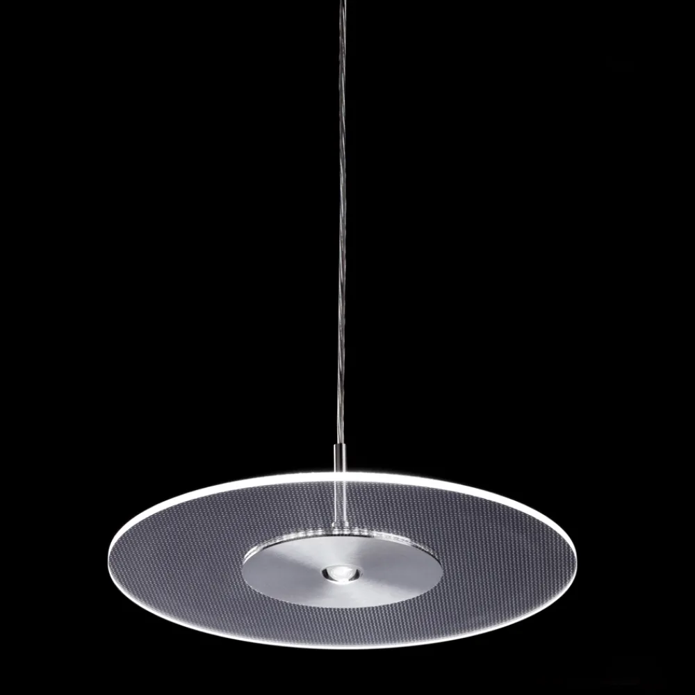 Viadurini Lighting Moderne Kronleuchter-Kronleuchter aus Metall mit mikrogepunktetem Plexiglasdiffusor - Nora