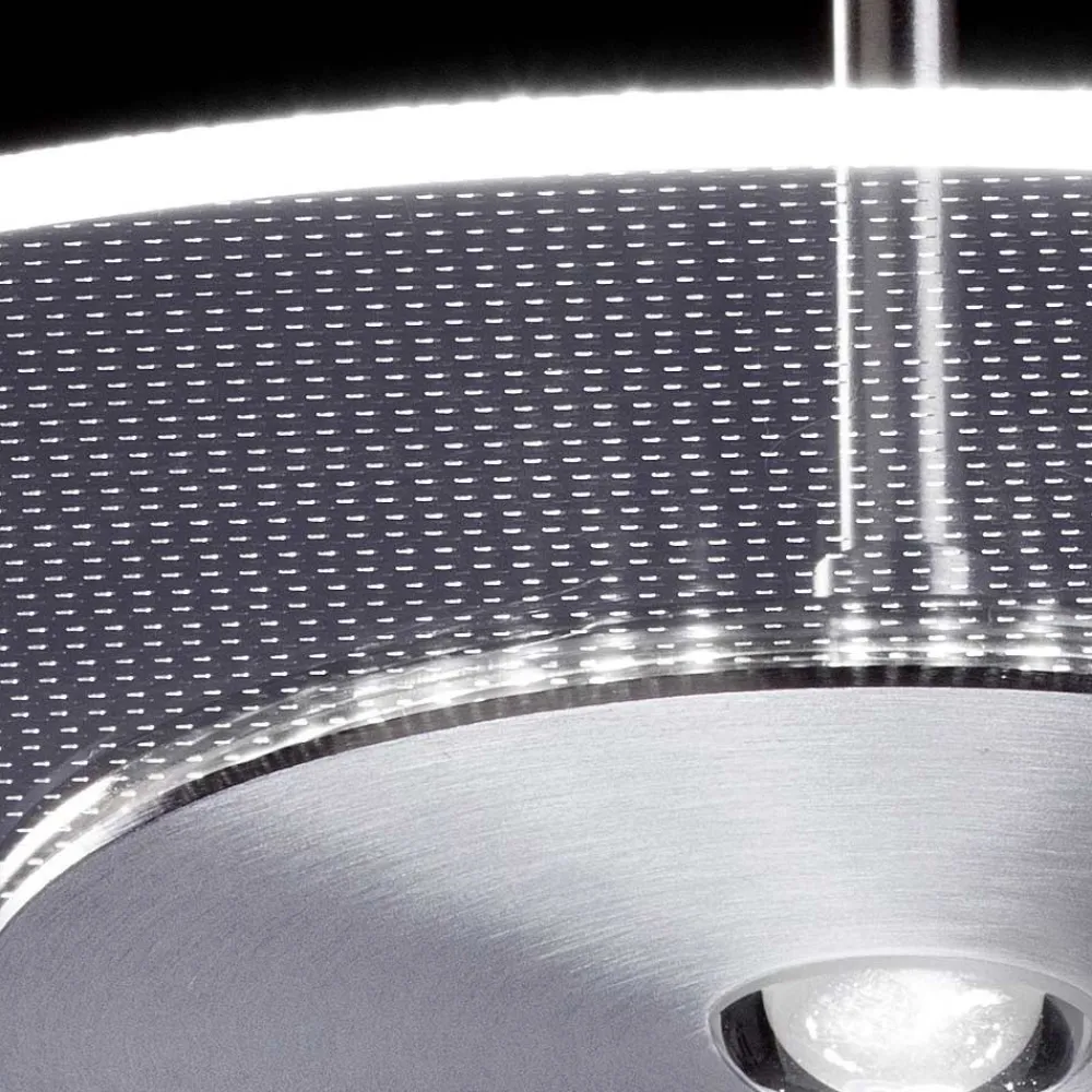 Viadurini Lighting Moderne Kronleuchter-Kronleuchter aus Metall mit mikrogepunktetem Plexiglasdiffusor - Nora