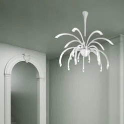 Viadurini Lighting Moderne Kronleuchter-Kronleuchter aus venezianischem Glas mit 21 Lichtern, handgefertigt in Italien - Jason