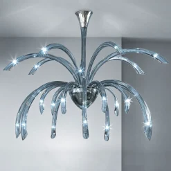 Viadurini Lighting Moderne Kronleuchter-Kronleuchter aus venezianischem Glas mit 21 Lichtern, handgefertigt in Italien - Jason