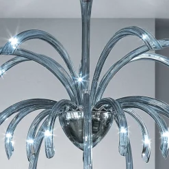 Viadurini Lighting Moderne Kronleuchter-Kronleuchter aus venezianischem Glas mit 21 Lichtern, handgefertigt in Italien - Jason