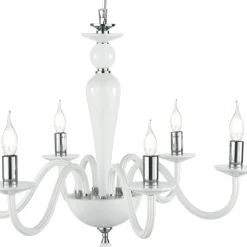 Viadurini Lighting Klassische Kronleuchter-Kronleuchter im klassischen Stil mit 6 Lichtern aus Glas und Metall Made in Italy - Oliver