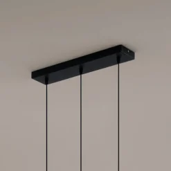 Viadurini Lighting Moderne Kronleuchter-Kronleuchter mit 3 LEDs aus pulverbeschichtetem Aluminium und verstellbarem Kabel – Buxus