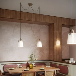 Viadurini Lighting Klassische Kronleuchter-Kronleuchter mit 2 Leuchten aus Messing und Glas, hergestellt in Italien – Dolci