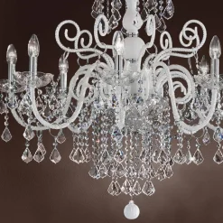 Viadurini Lighting Klassische Kronleuchter-Kronleuchter mit 8 Lichtern aus venezianischem Glas Made in Italy Classic - Florentiner