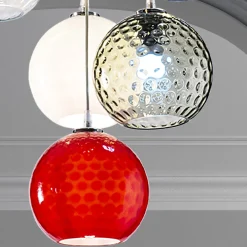Viadurini Vetro di Venezia Murano Lampen|Moderne Kronleuchter-Kronleuchter mit 7 Lichtern aus mundgeblasenem Venedig-Glas - Bubbles Balloton
