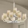 Viadurini Lighting Moderne Kronleuchter-Kronleuchter mit 12 Lichtern aus venezianischem Glas und Metall Made in Italy - Graham