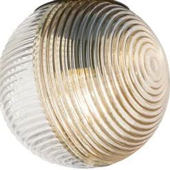 Viadurini Lighting Moderne Kronleuchter-Kronleuchter mit 3 Lichtern aus mundgeblasenem Glas in Form einer Kugel Made in Italy - Prilla