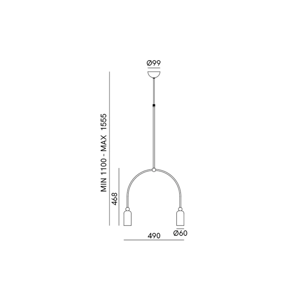 Viadurini Lighting Vintage Kronleuchter-Kronleuchter mit 2 Lichtern in verschiedenen Ausführungen, hergestellt in Italien – Lady