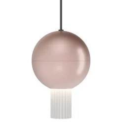 Viadurini Lighting Moderne Kronleuchter-Kronleuchter mit Canneté-Glaszylindern Made in Italy - Oris