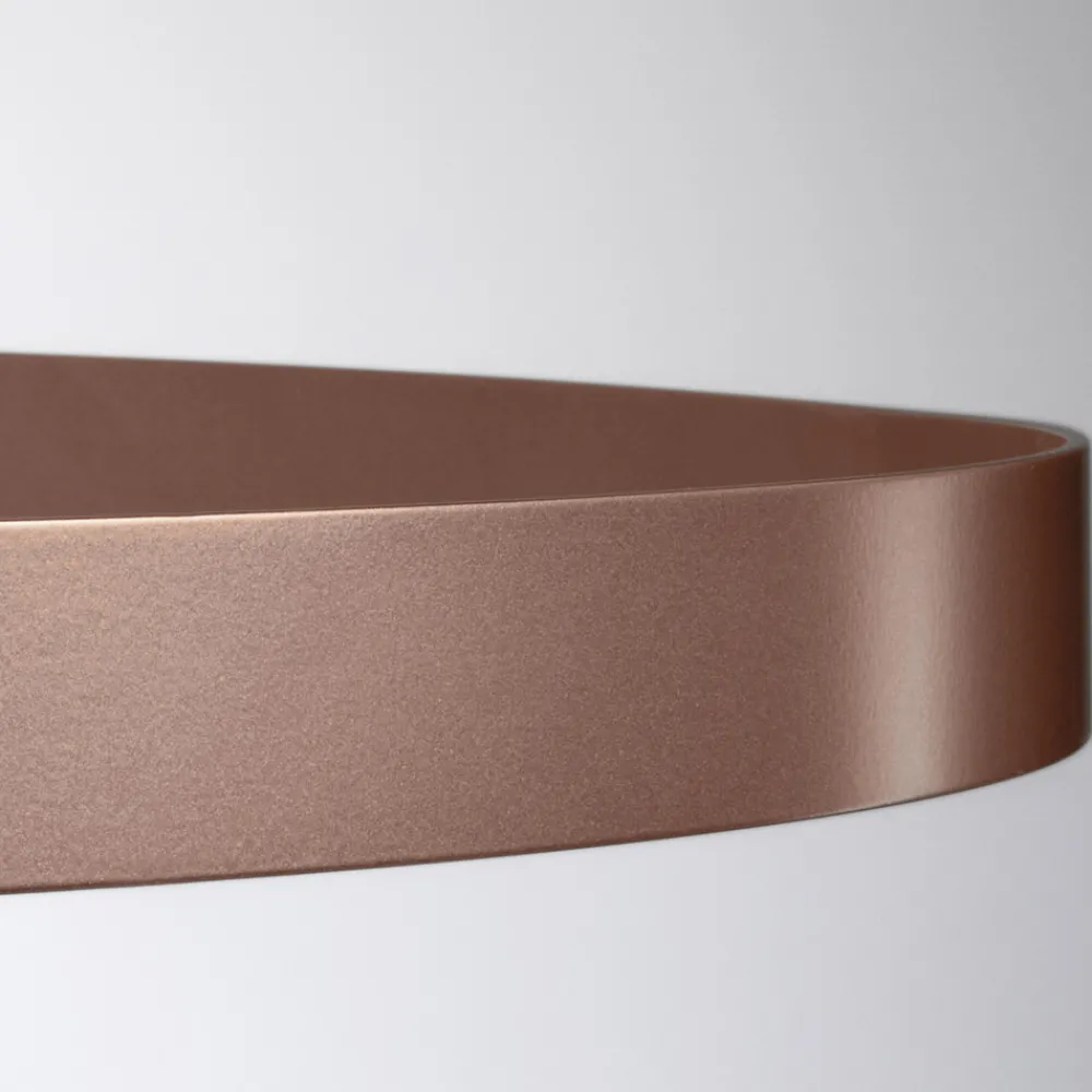 Viadurini Lighting Moderne Kronleuchter-Kronleuchter mit Glaskörper und 6 Aluminiumkreisen - Clara