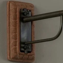 Toscot Garten-Wandlampen-Kunsthandwerkliche Gartenapplikation in Galestro, hergestellt in Italien – Spoleto