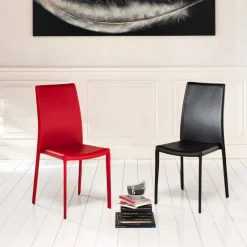 Viadurini Living Moderne Stühle-Kunstleder Stuhl im 4er Set in modernem Design Gioia