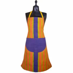 Viadurini by Marchi 1633 Küchen Schürzen-Kunstschürze in Leinwand aus Hanf Einzigartiges Stück italienischer Handwerkskunst