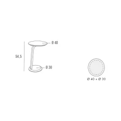 Viadurini Living Moderne Couchtische-Lackierter MDF Couchtisch mit Massivholzrahmen Made in Italy - Tobiko