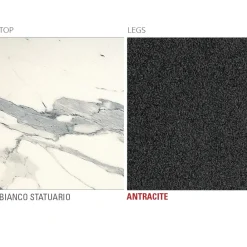 Viadurini Living Esstische-Laminam Küchentisch mit Metallstruktur Made in Italy - Carlino