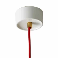 Viadurini Lighting Moderne Pendelleuchten-Lampe aus Buchenholz und Hängeleuchte aus Keramik, hergestellt in Italien, Asien