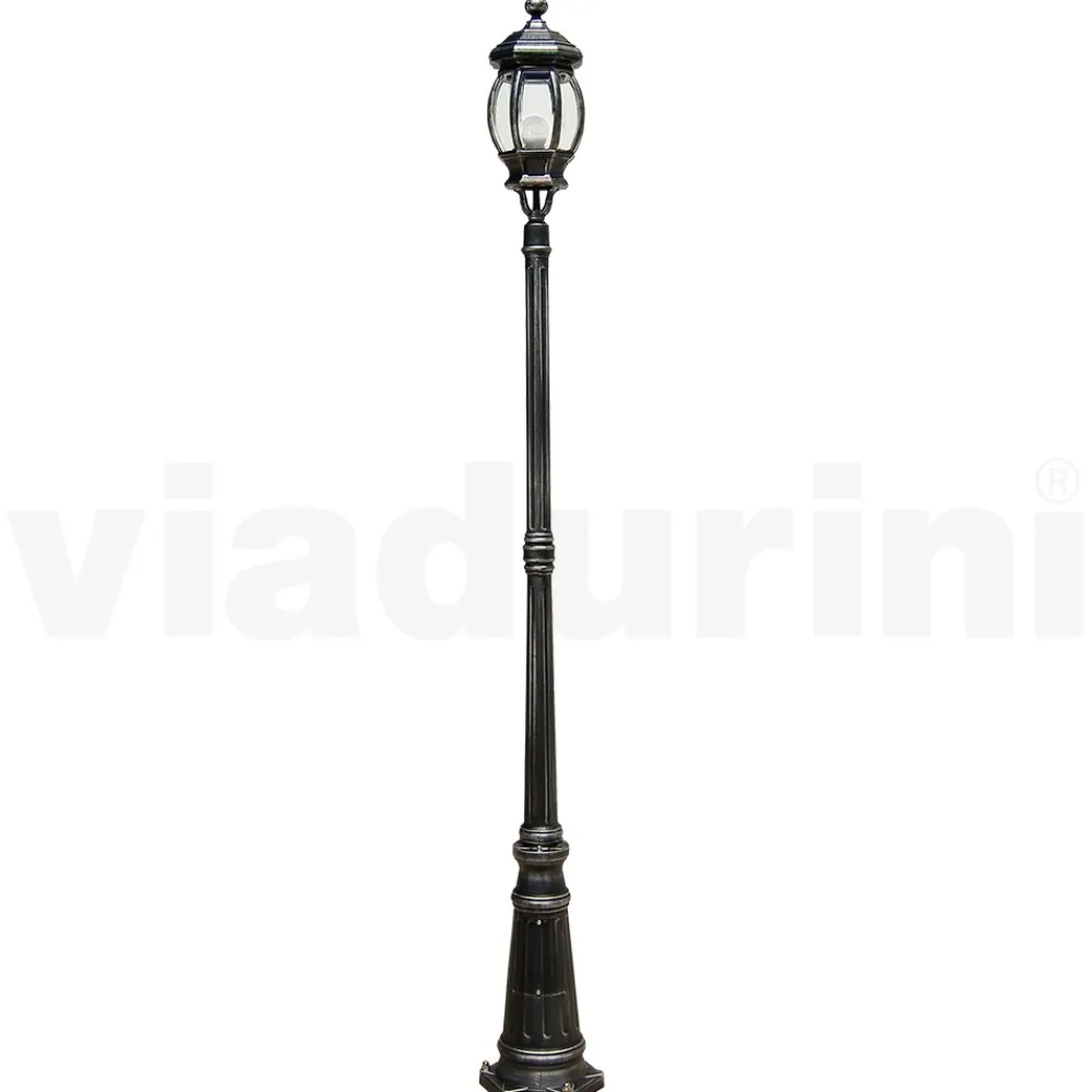 Viadurini Lighting Gartenlampion-Lampe im Vintage-Stil aus Aluminiumdruckguss, hergestellt in Italien – Leona