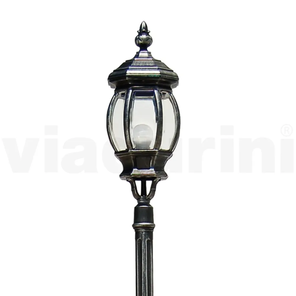 Viadurini Lighting Gartenlampion-Lampe im Vintage-Stil aus Aluminiumdruckguss, hergestellt in Italien – Leona