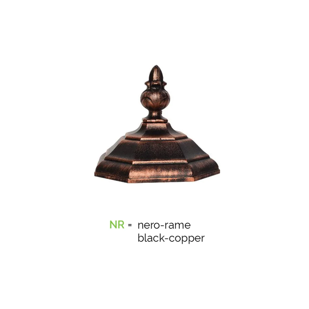 Viadurini Lighting Gartenlampion-Lampe im Vintage-Stil aus Aluminiumdruckguss, hergestellt in Italien – Leona