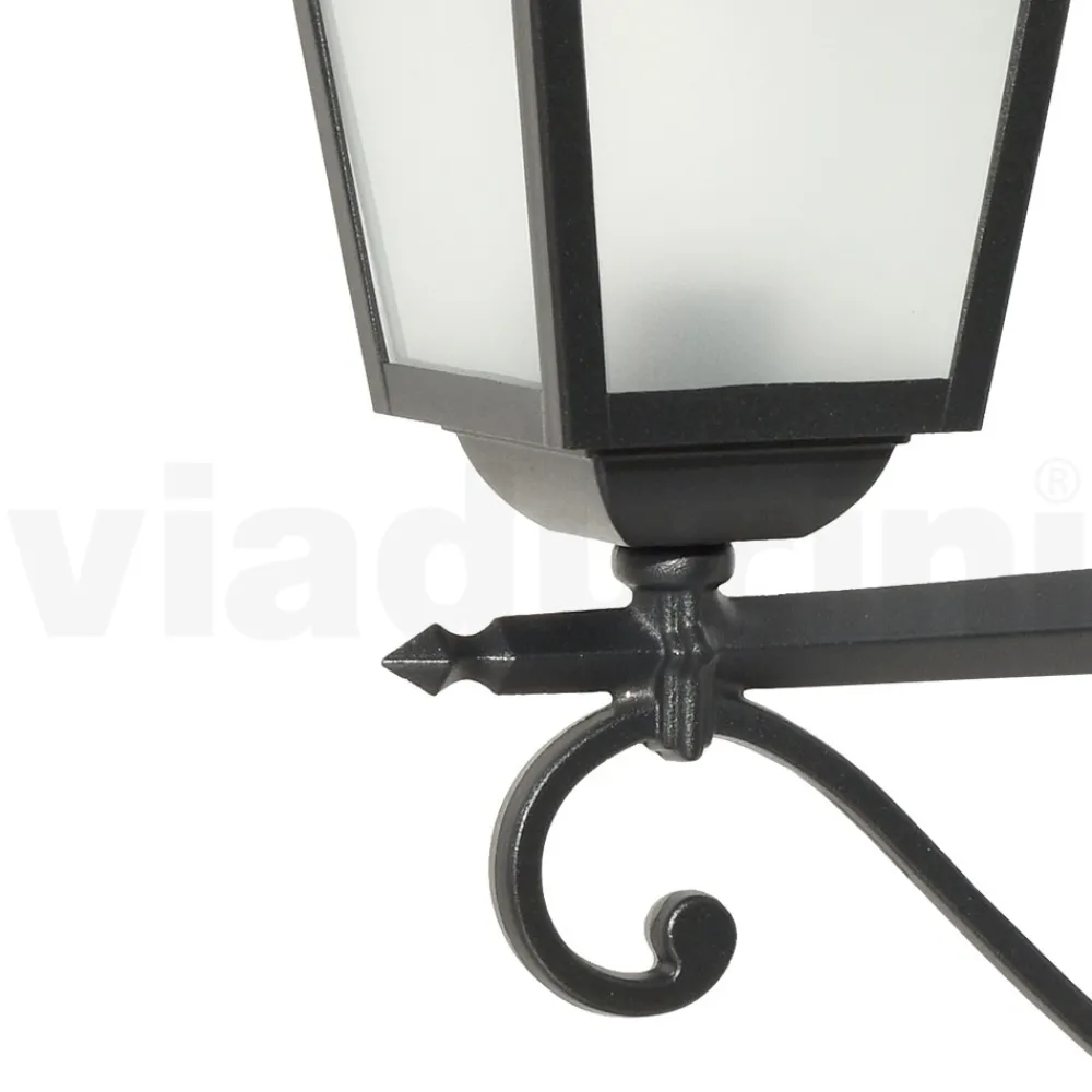 Viadurini Lighting Garten-Wandlampen-Lampe mit Struktur aus Aluminiumdruckguss und Glas Made in Italy - Scintilla