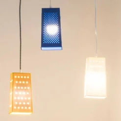 In-es.artdesign Designer Pendelleuchten-Laprene Lampe ausgesetzt Cacio & Pepe 2 farbig