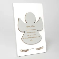 Viadurini Decor Religiöse Bilder-Lasergraviertes Bild eines gesegneten Engels, hergestellt in Italien – Alain