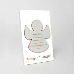 Viadurini Decor Religiöse Bilder-Lasergraviertes Bild eines gesegneten Engels, hergestellt in Italien – Alain