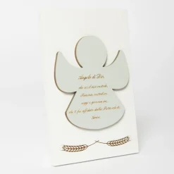 Viadurini Decor Religiöse Bilder-Lasergraviertes Bild eines gesegneten Engels, hergestellt in Italien – Alain