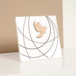 Viadurini Decor Religiöse Bilder-Lasergraviertes Bild mit der Darstellung der Heiligen Konfirmation, hergestellt in Italien – Mumbi