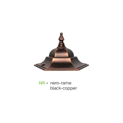 Viadurini Lighting Gartenlampion-Laternenpfahl 2 Lichter aus Aluminium und Glas Made in Italy Vintage - Janira