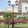 Viadurini Lighting Gartenlampion-Laternenpfahl mit 2 Lichtern im Vintage-Stil aus Aluminium, hergestellt in Italien – Doroty