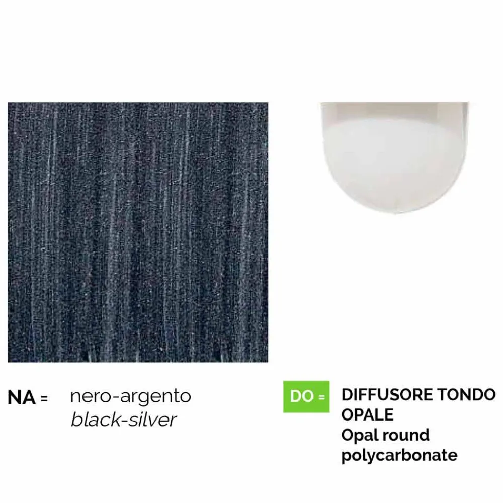 Viadurini Lighting Gartenlampion-Laternenpfahl mit zwei Außenleuchten aus Aluminiumdruckguss, hergestellt in Italien, Anusca