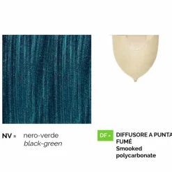 Viadurini Lighting Gartenlampion-Laternenpfahl mit zwei Außenleuchten aus Aluminiumdruckguss, hergestellt in Italien, Anusca