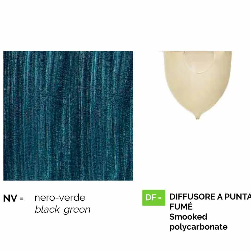 Viadurini Lighting Gartenlampion-Laternenpfahl mit zwei Außenleuchten aus Aluminiumdruckguss, hergestellt in Italien, Anusca