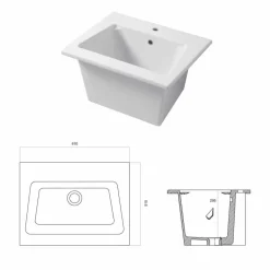 Viadurini Bathroom Keramikwaschbecken-Lavabo da Incasso und Appoggio Moderno in Ceramica Colorata Vinovo
